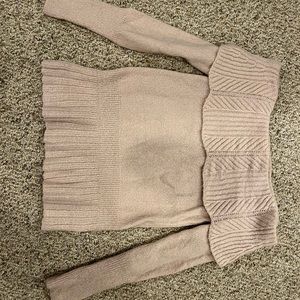 Off the shoulder sweater